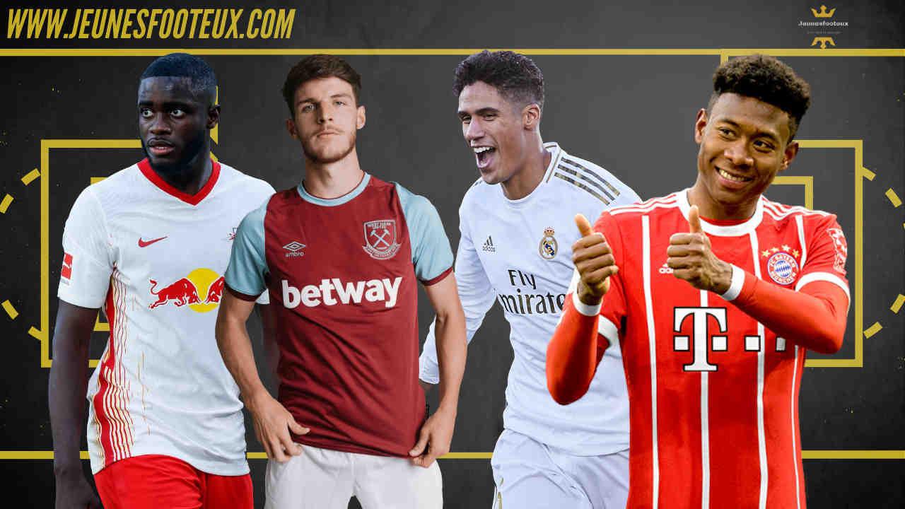 Dayot Upamecano, Declan Rice, Raphael Varane et David Alaba