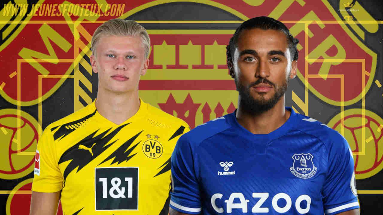 Erling Braut Haaland et Dominic Calvert-Lewin convoités par Manchester United