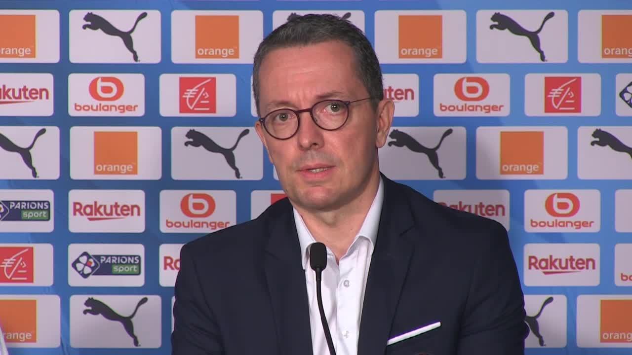 Jacques-Henri Eyraud, président de l'Olympique de Marseille