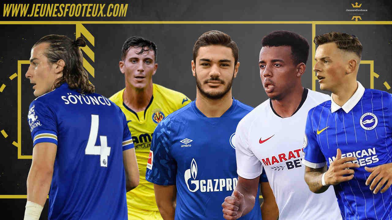 Caglar Söyüncü, Pau Torres, Ozan Kabak, Jules Koundé et Ben White