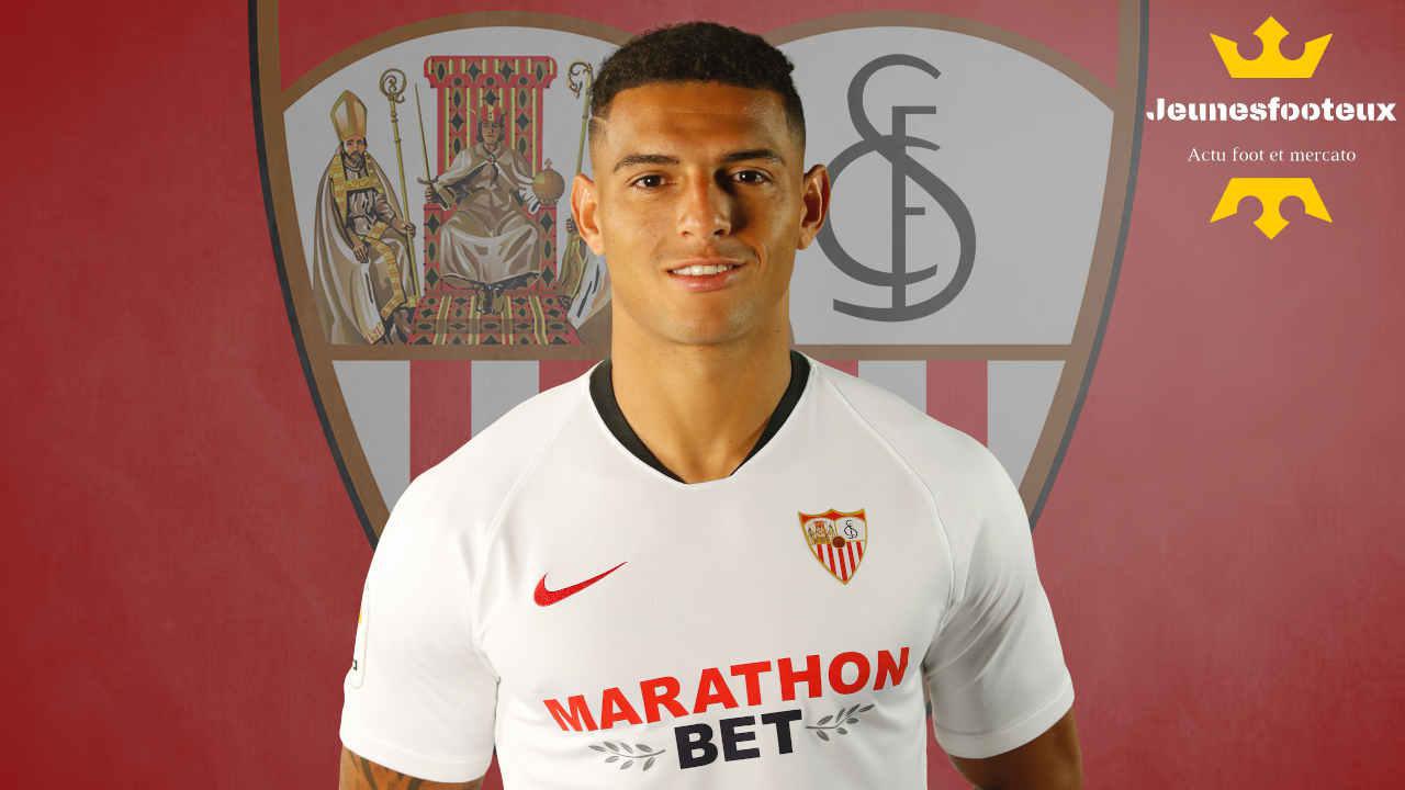 Les larmes de Diego Carlos lors de ses adieux au FC Séville