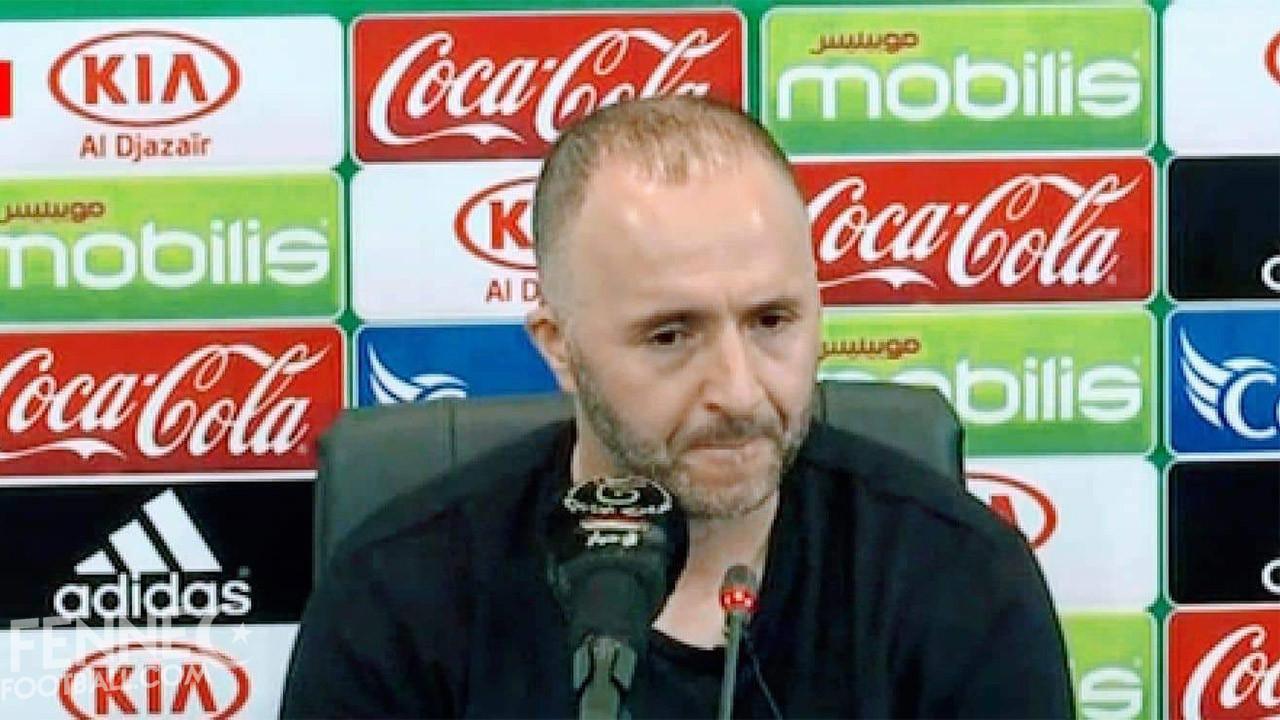 Djamel Belmadi, sélectionneur des Fennecs de l'Algérie.