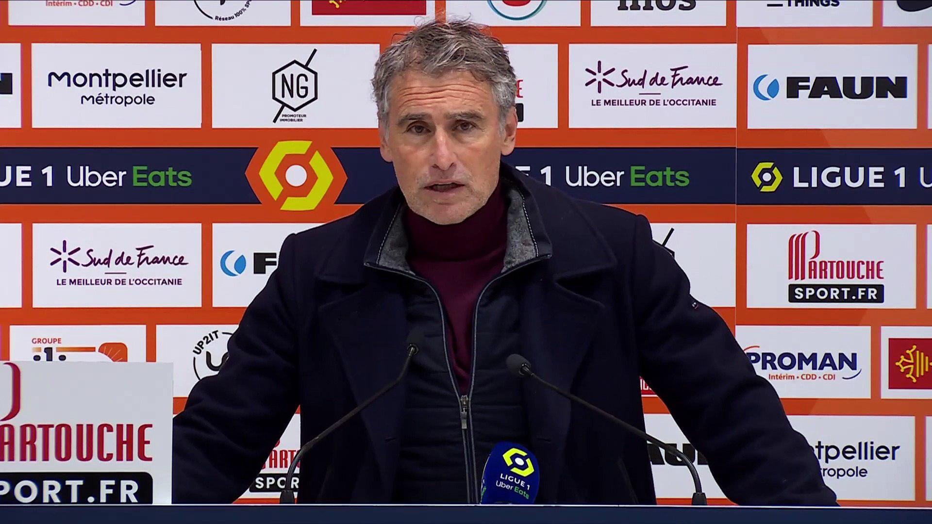 Dall'Oglio (Montpellier) commente la boulette de Savanier face au RC Lens