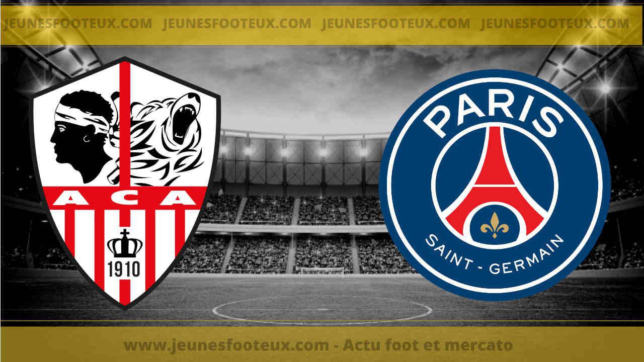 AC Ajaccio - PSG : les compos probables