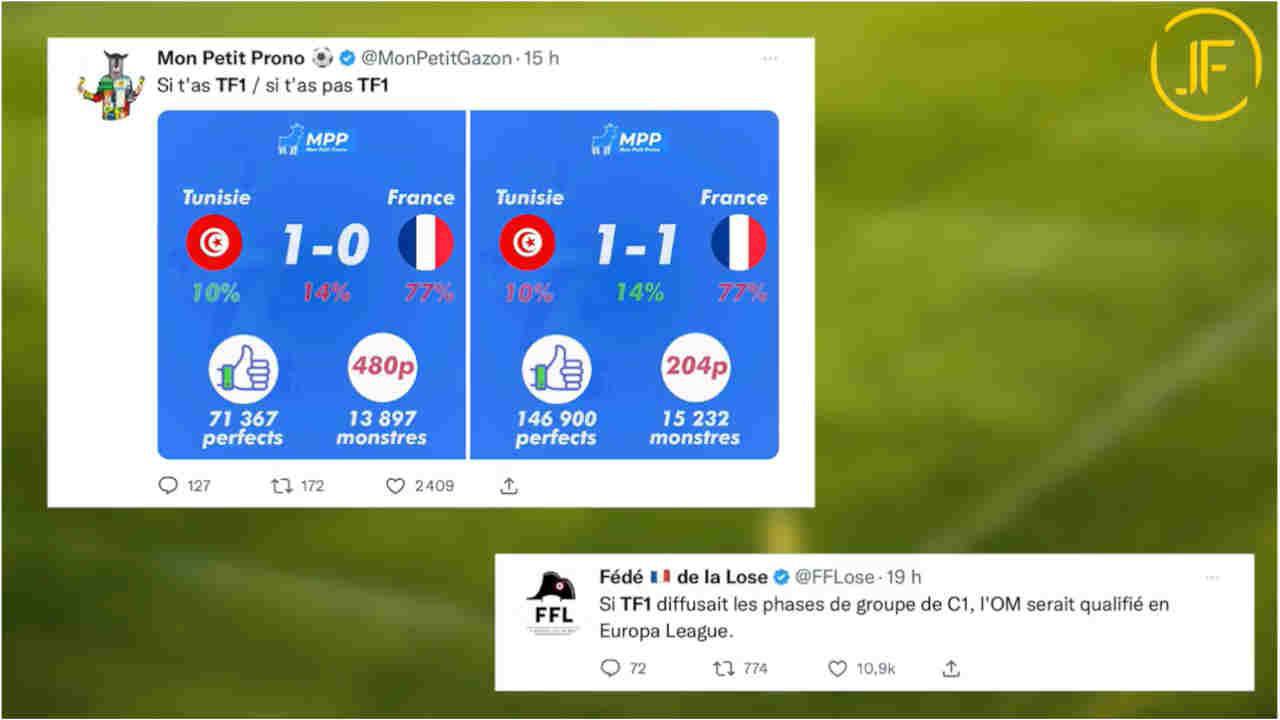 La bourde de TF1 lors de Tunisie - France largement moquée sur Twitter