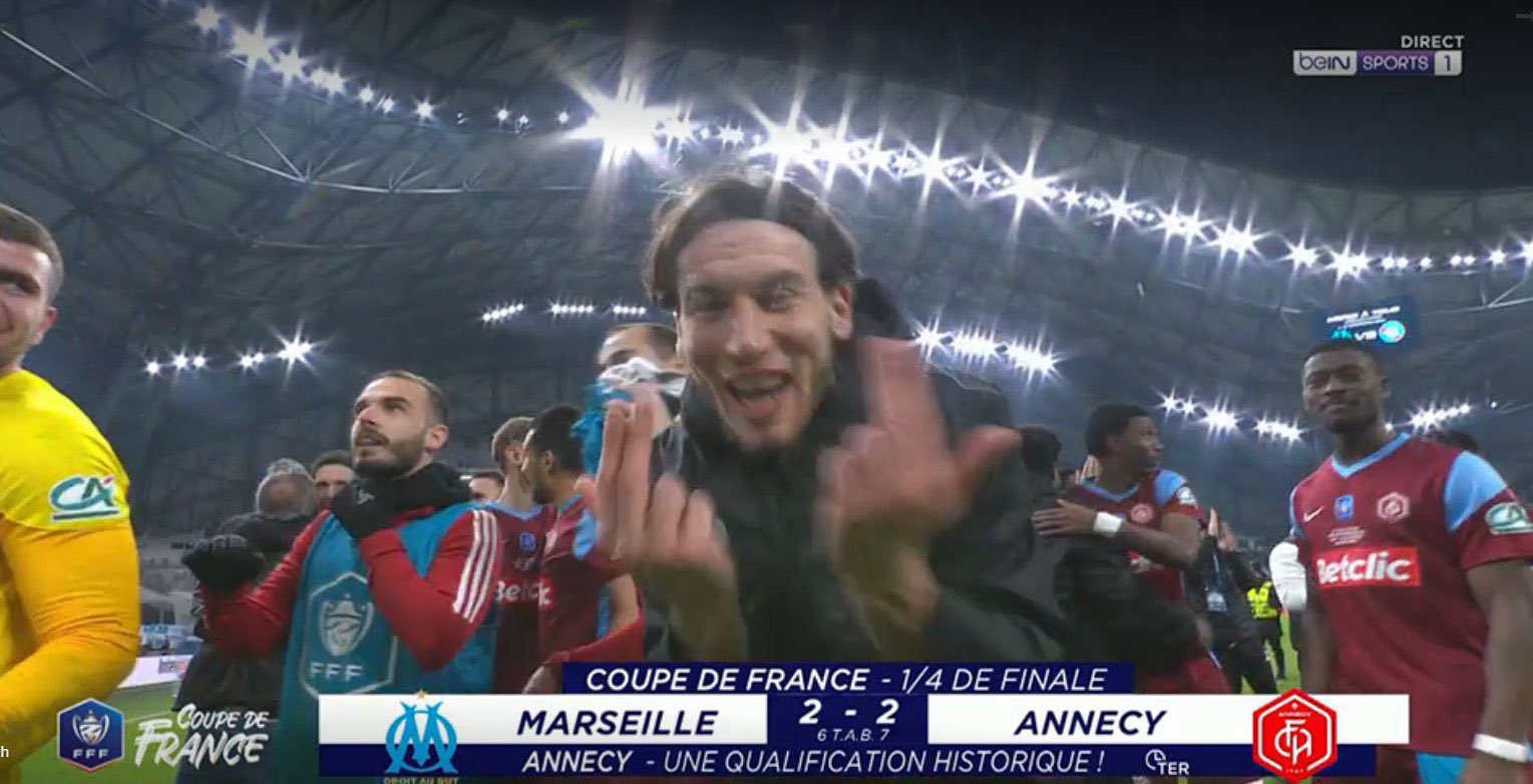 OM - Annecy : la vidéo qui fait le buzz sur Twitter