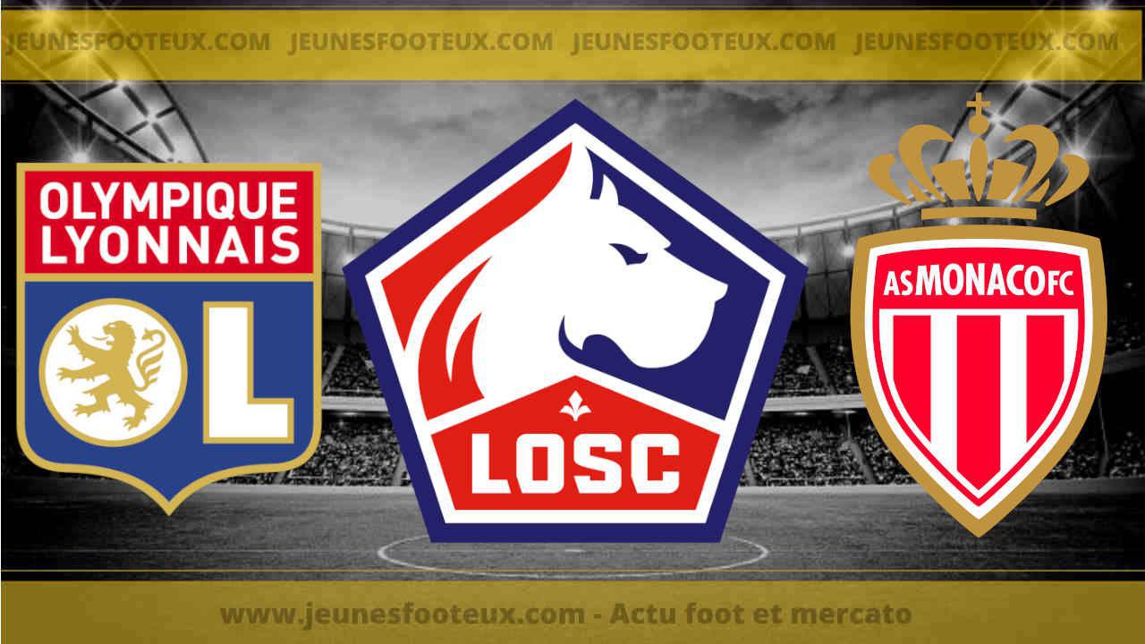 LOSC, AS Monaco et l'OL dans le top 10 européen