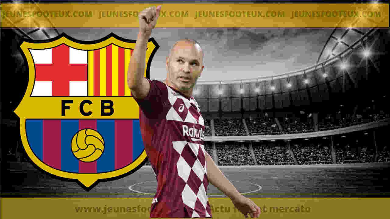 Andrés Iniesta de nouveau sous la tunique du FC Barcelone ?