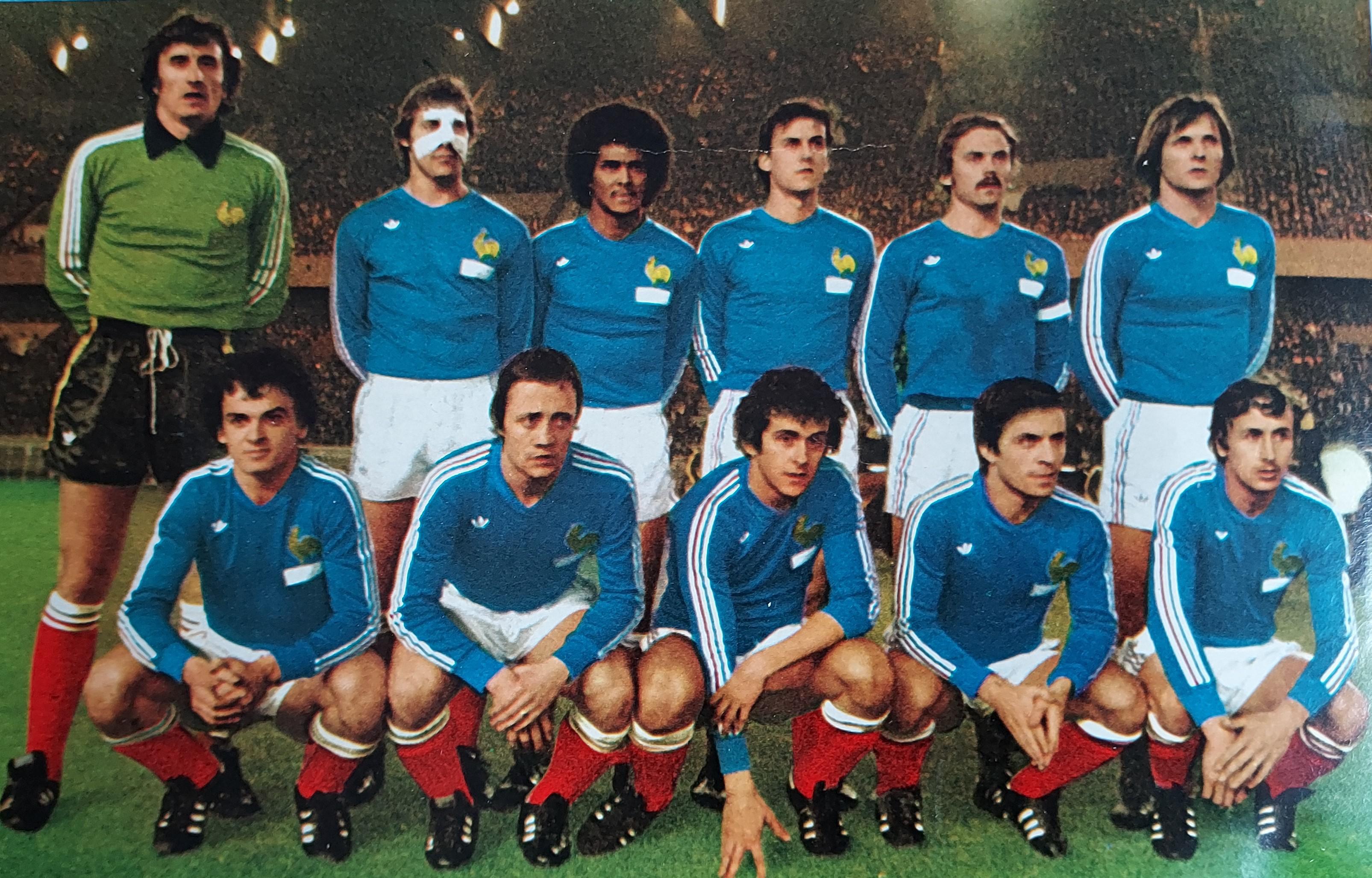 Football photo presse Asse St Etienne v Mönchengladbach 1/4 final UEFA cup 1980