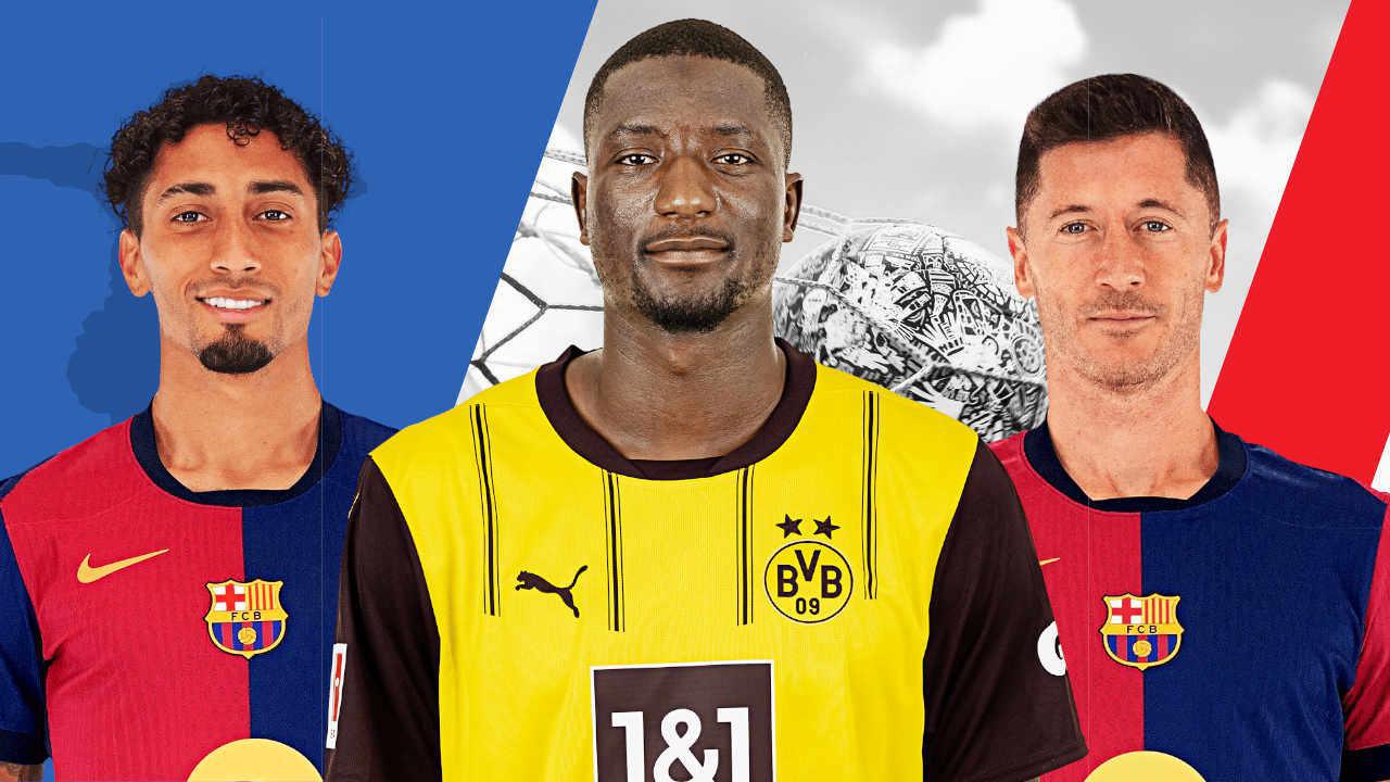 Triplé contre le Barça, Serhou Guirassy (ex-LOSC) écœure Raphinha et Lewandowski !