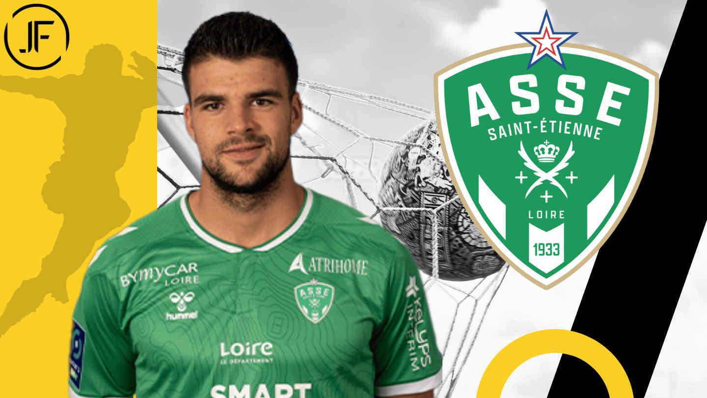 Louis Mouton (ASSE) convoité par le FC Nantes et deux autres clubs de Ligue 1