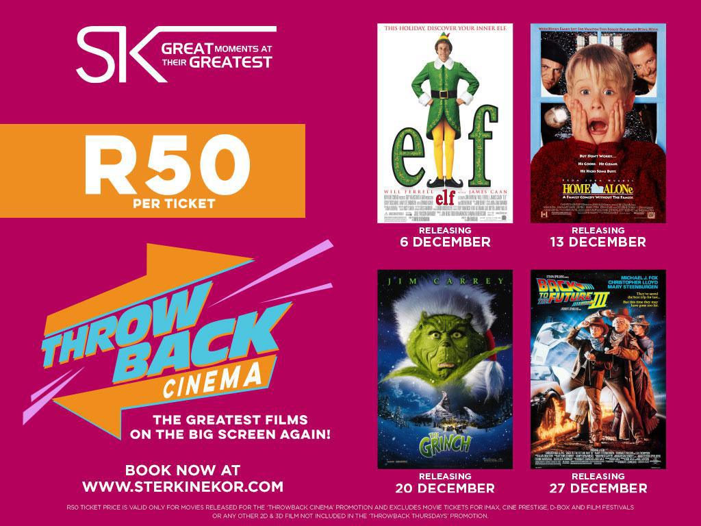 Festive Throwbacks: Ster-Kinekor Brings Cinema Classics to the Big Screen for R50