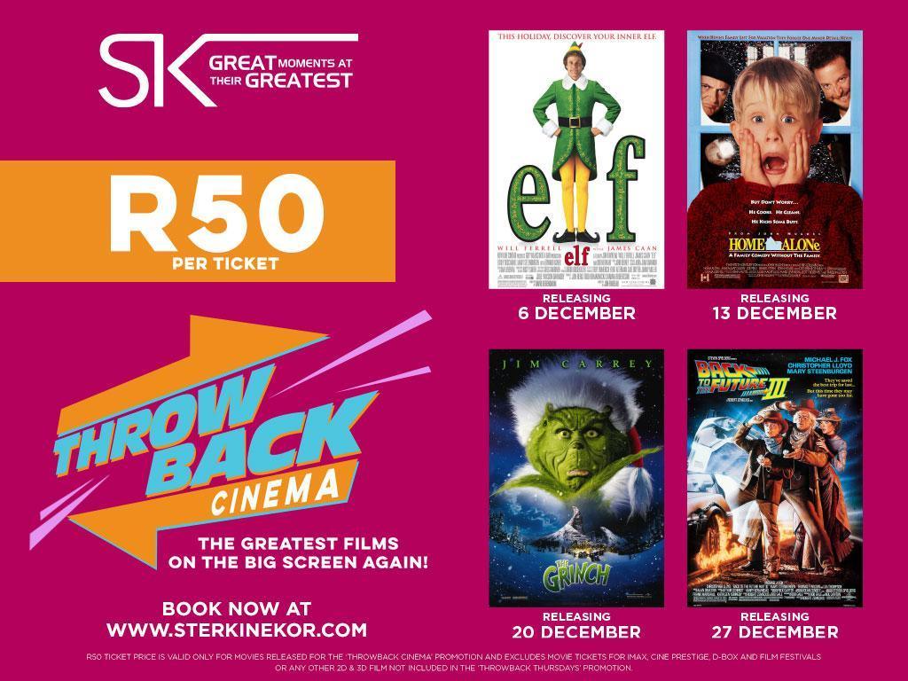 Festive Throwbacks: Ster-Kinekor Brings Cinema Classics to the Big Screen for R50 Festive Throwbacks: Ster-Kinekor Brings Cinema Classics to the Big Screen for R50