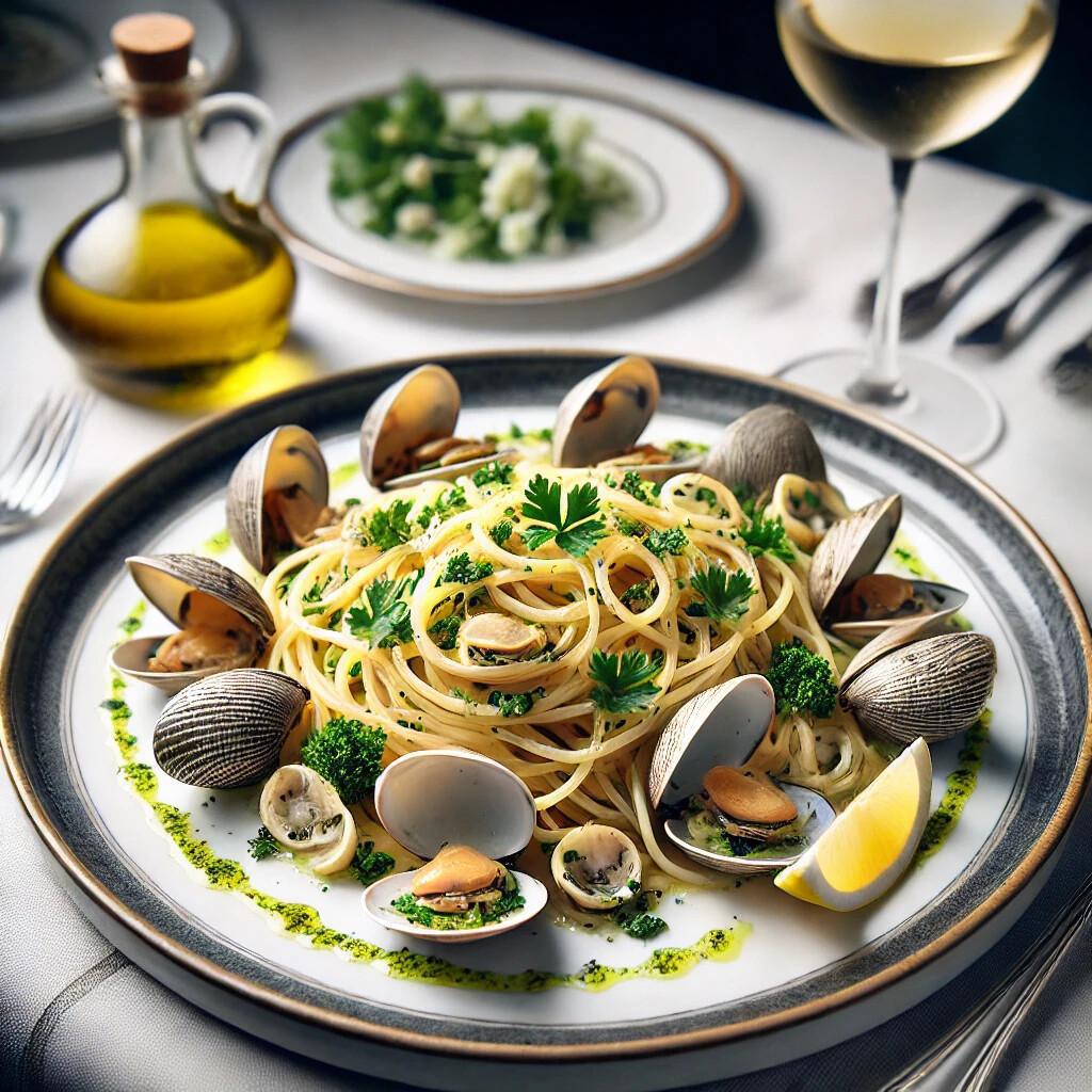 € 16 | Spaghetti alle Vongole | Spaghetti with Clams € 16 | Spaghetti alle Vongole | Spaghetti with Clams