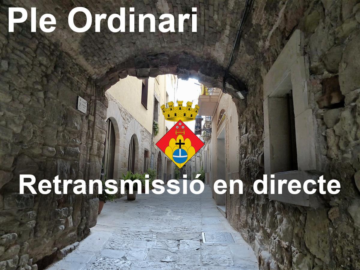 Retransmissió del ple ordinari del dia 30 de gener de 2025. Presentació del Pressupost General.