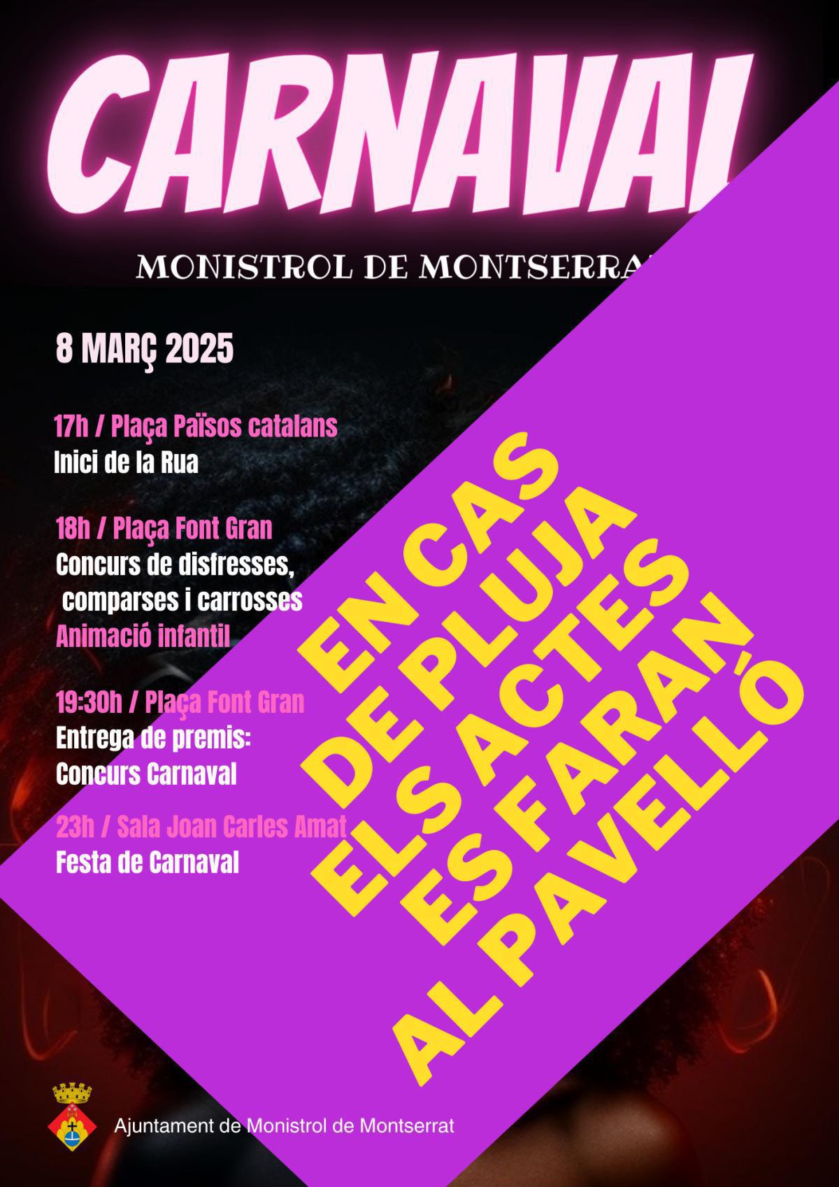 Protocol de pluja Carnaval de Monistrol 2025 Protocol de pluja Carnaval de Monistrol 2025