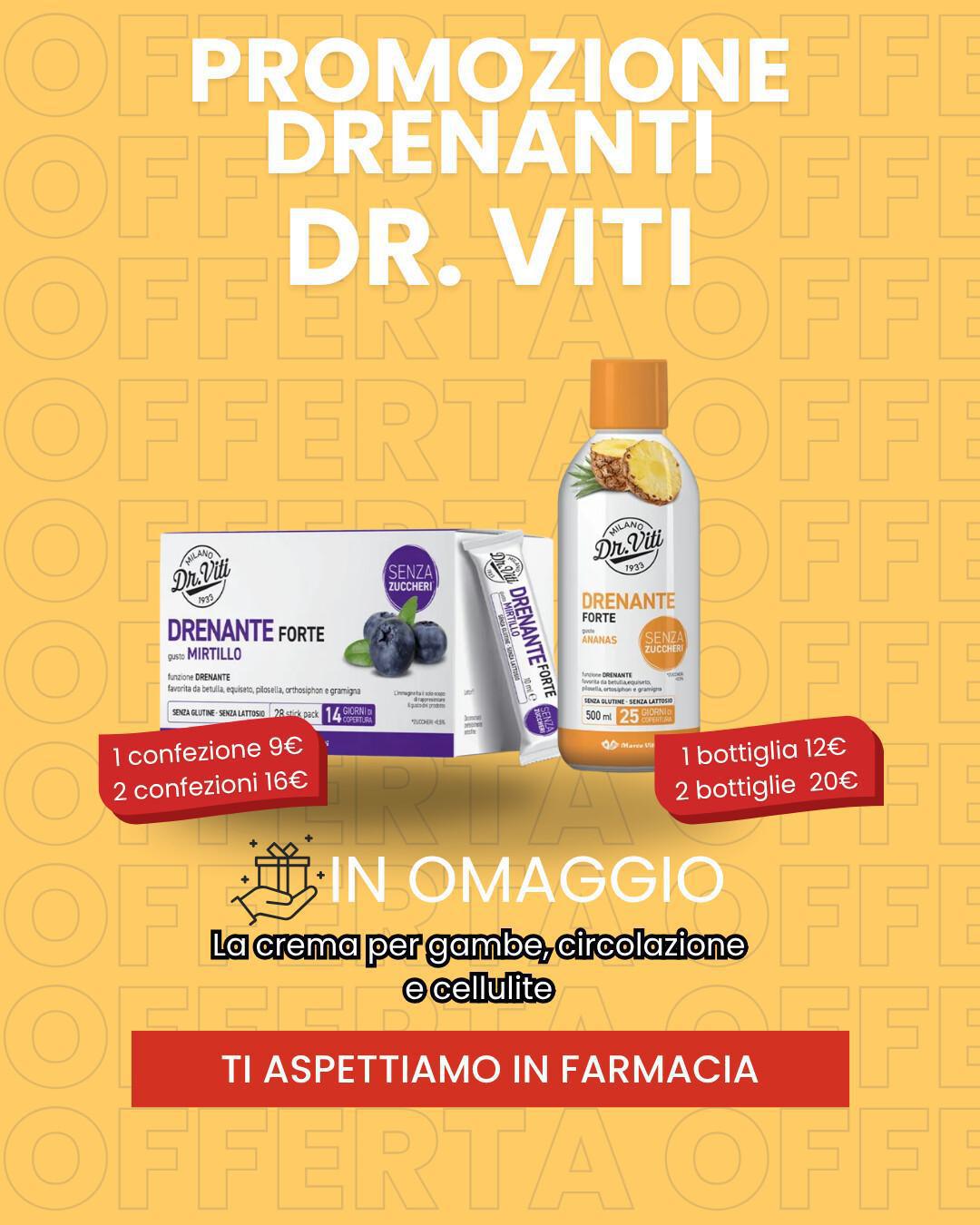 Promo Drenanti Dr. Viti Promo Drenanti Dr. Viti
