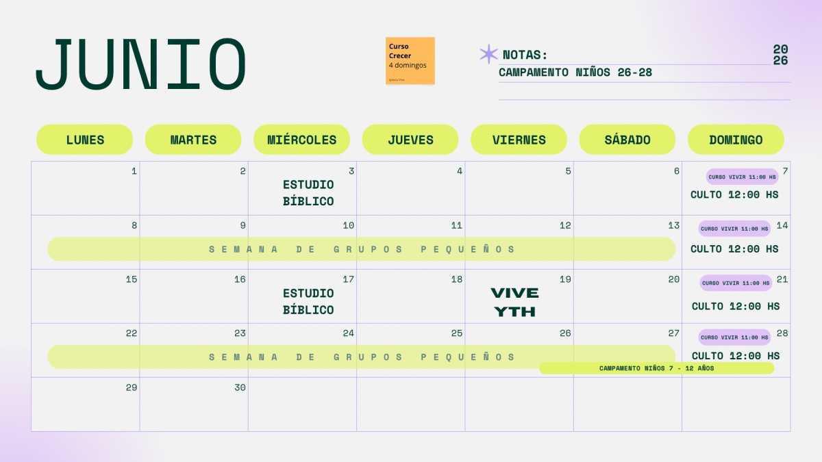 CALENDARIO ANUAL ACTIVIDADES
