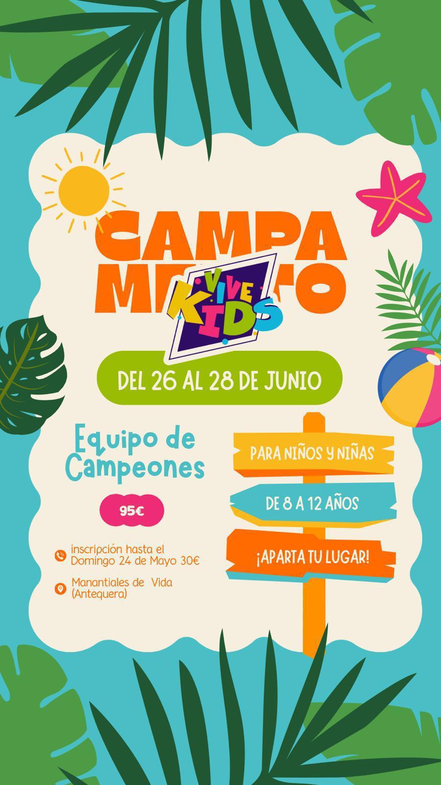 CAMPAMENTO VIVE KIDS