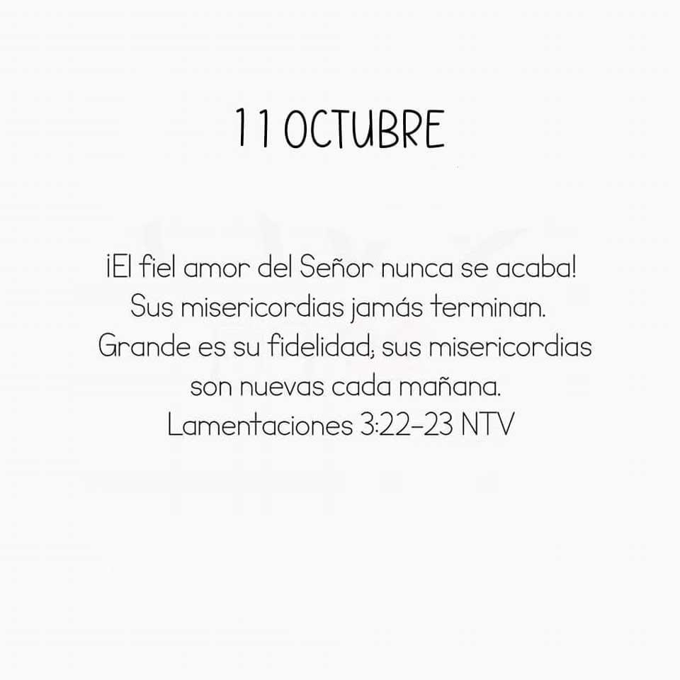 Las misericordias de Jehová son nuevas cada mañana Las misericordias de Jehová son nuevas cada mañana