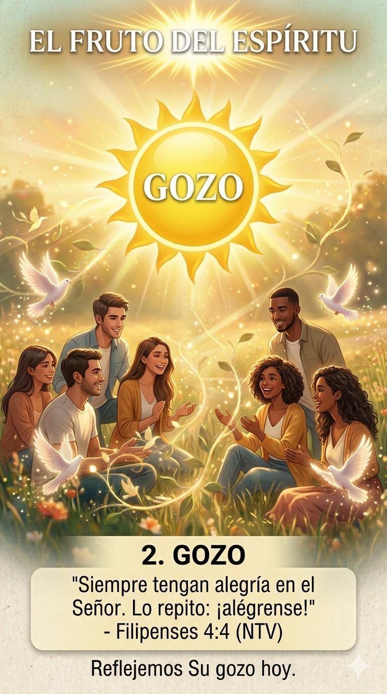 El Fruto del Espíritu 2.- ALEGRÍA (GOZO) ☀️