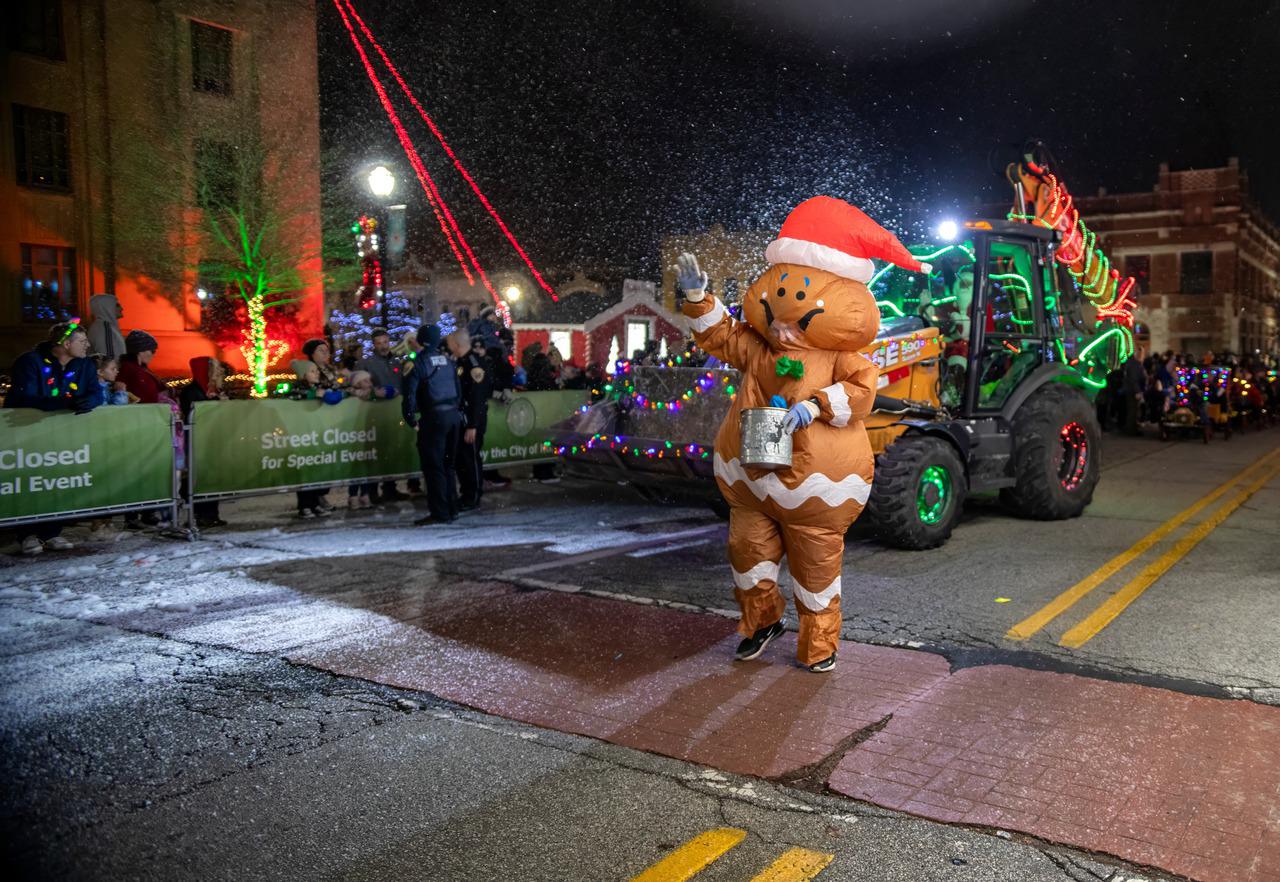 gingerbread man on street