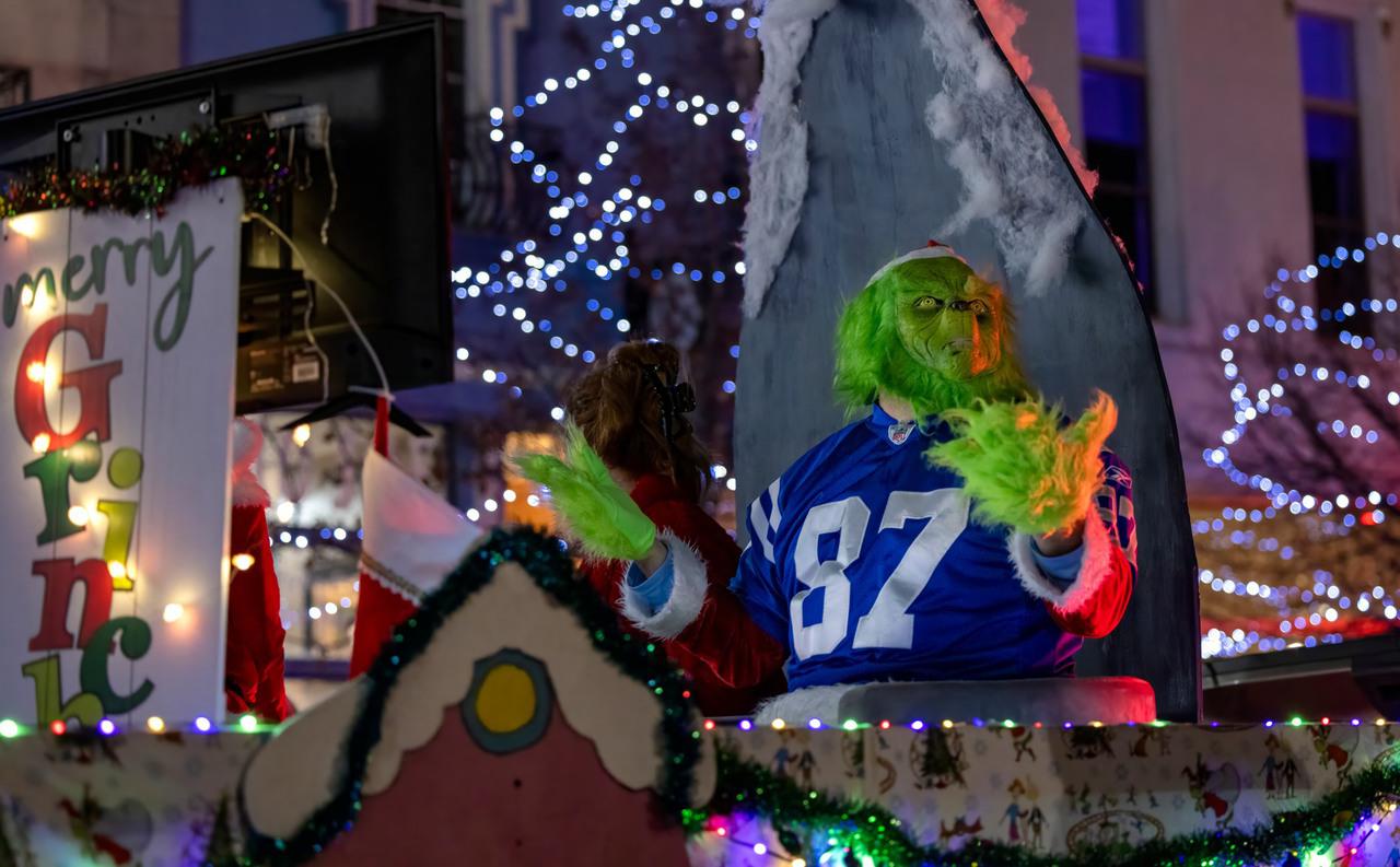 Grinch in Colts jersey