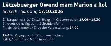 * Marie-Astrid Lëtzebuerger Owend mam Marion a Rol