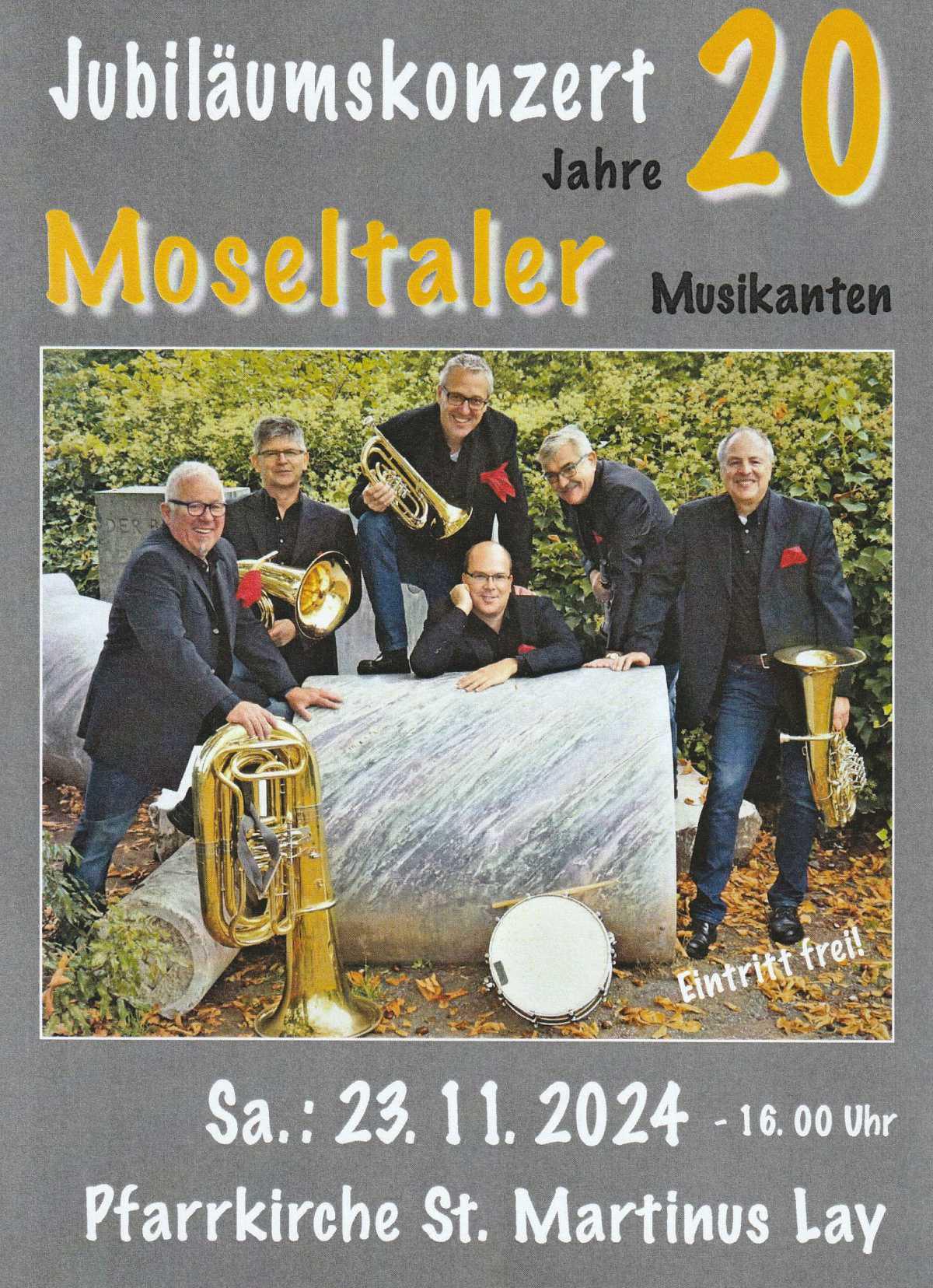 Jubiläumskonzert - 20 Jahre Moseltaler Musikanten