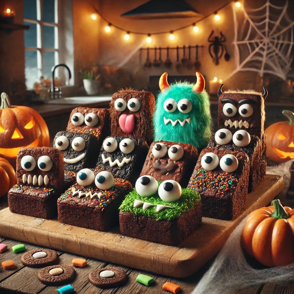 Halloween y Brownies Monstruosos: Un Viaje Dulce y Espeluznante a la Cocina 🎃🍫
