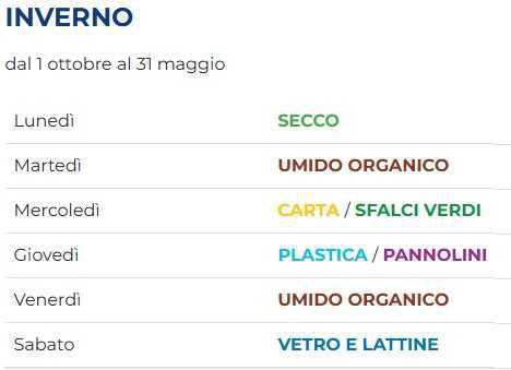 Calendario Utenze Domestiche Calendario Utenze Domestiche