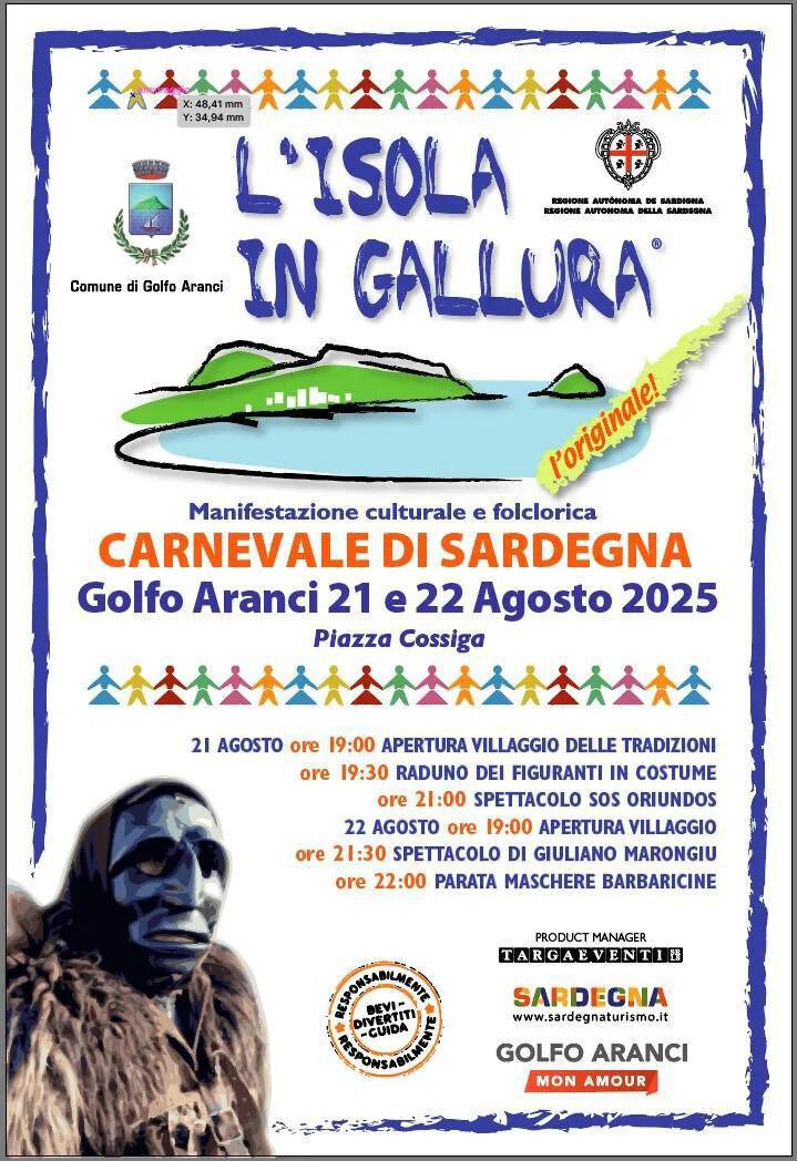 Isola in Gallura - Carnevale di Sardegna (start h. 19:00) Isola in Gallura - Carnevale di Sardegna (start h. 19:00)
