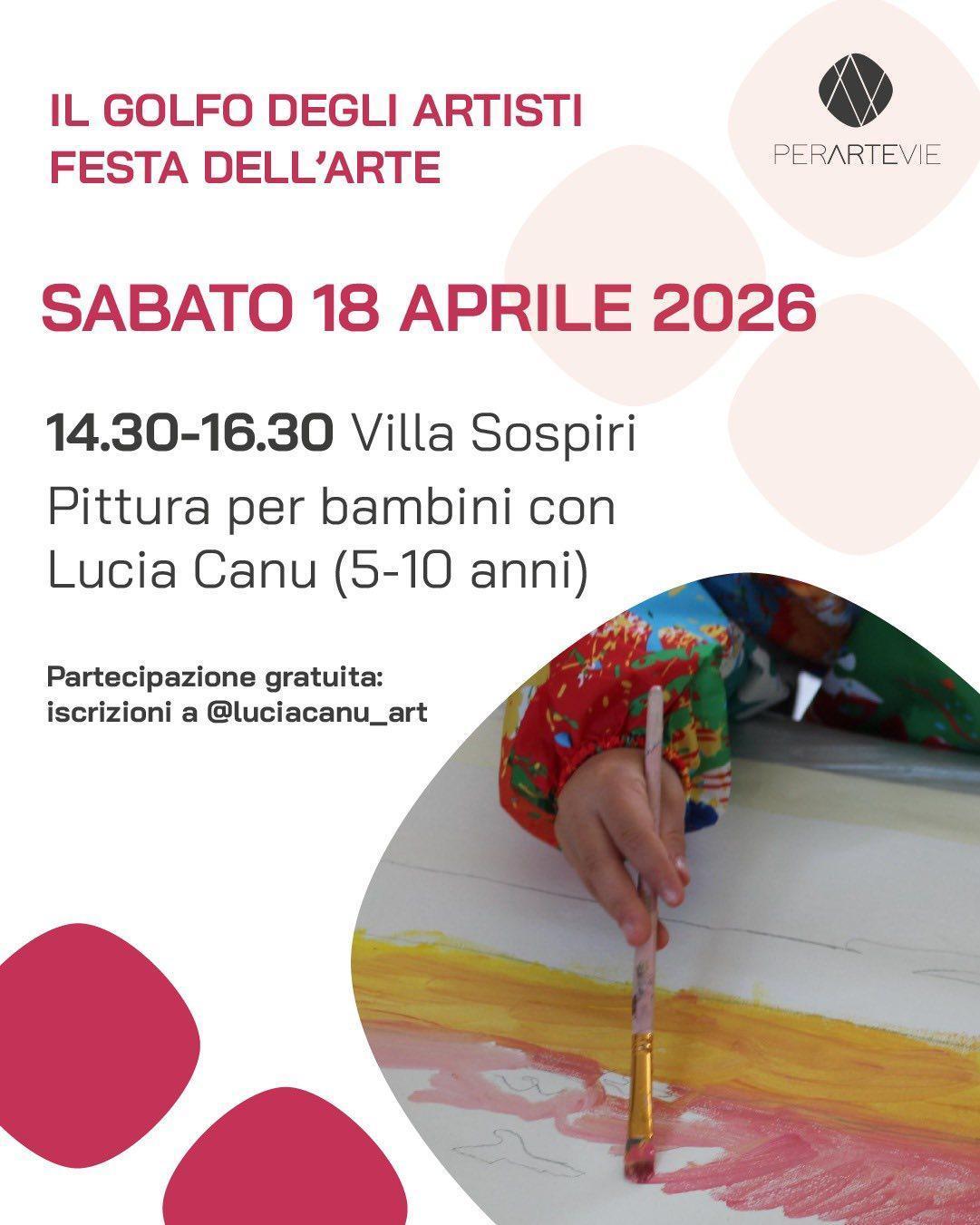 Pittura per bambini con Lucia Canu (5-10 anni) (ore 14.30 - 16.30)