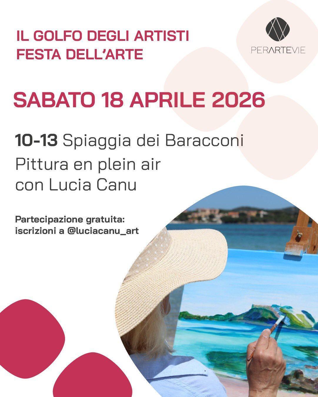 Pittura en plein air con Lucia Canu (ore 10.00 - 13.00)