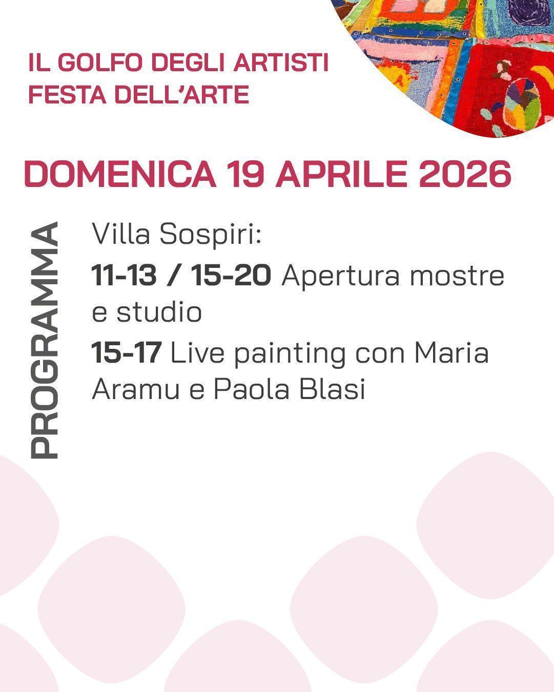 Live painting con Maria Aramu e Paola Blasi (ore 15.00 - 17.00)