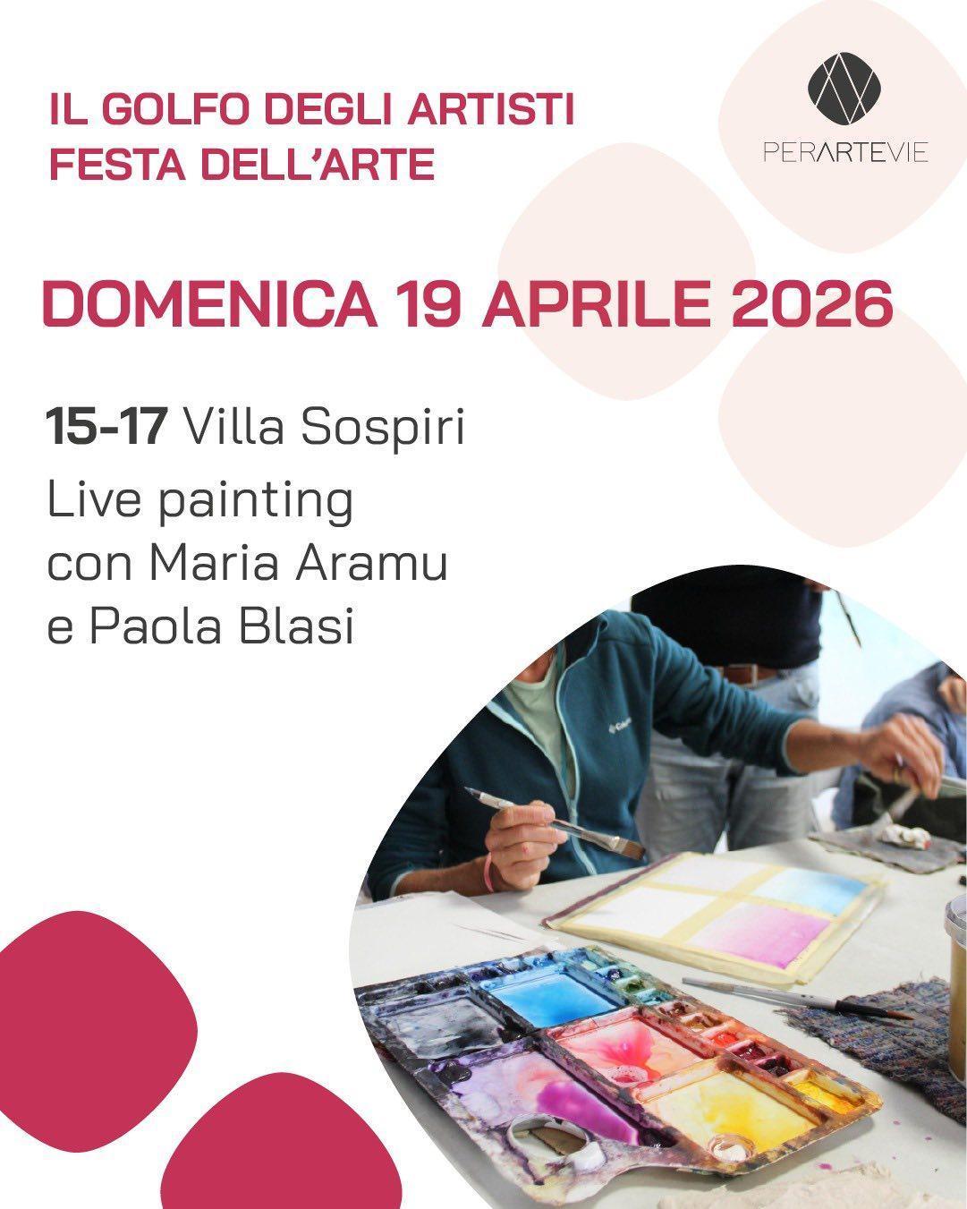 Live painting con Maria Aramu e Paola Blasi (ore 15.00 - 17.00)