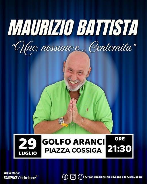 Maurizio Battista - Spettacolo Comico "Uno, nessuno e centomila" (inizio ore 21.30)