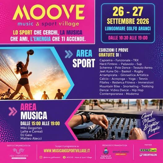 Moove - Music & Sport Village (Dalle ore 10:30 alle 19:00)