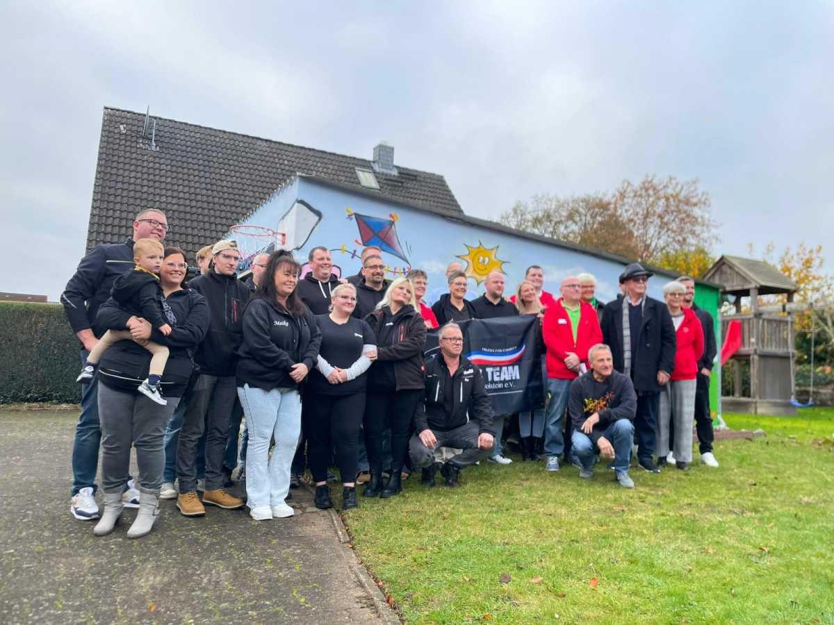 Ein Tag der Dankbarkeit: Truck Team Schleswig-Holstein spendet 33.000 Euro für den guten Zweck 