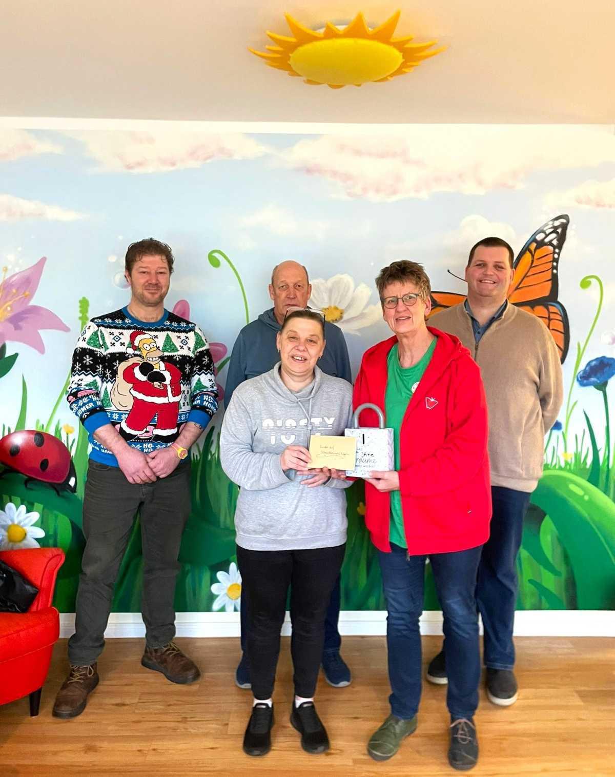 🦋 Spendenübergabe im Haus Pegasus 🦋 🦋 Spendenübergabe im Haus Pegasus 🦋