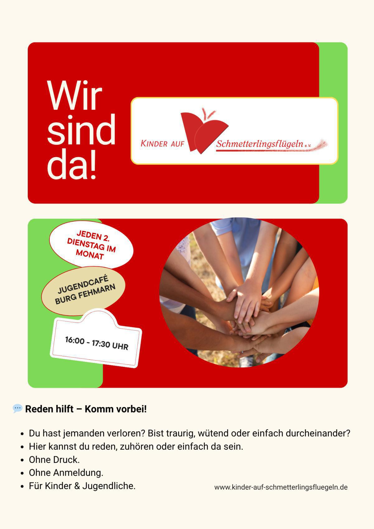 Trauerambulanz im Jugendcafé Burg a. Fehmarn