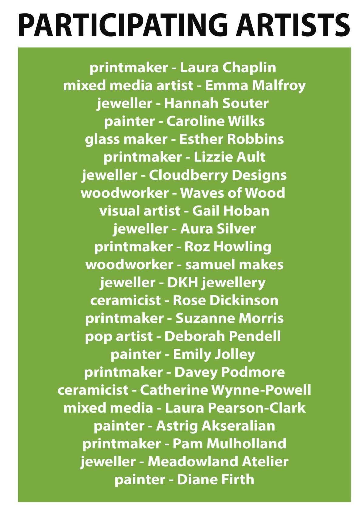 Celebrate local art, craft, and creativity