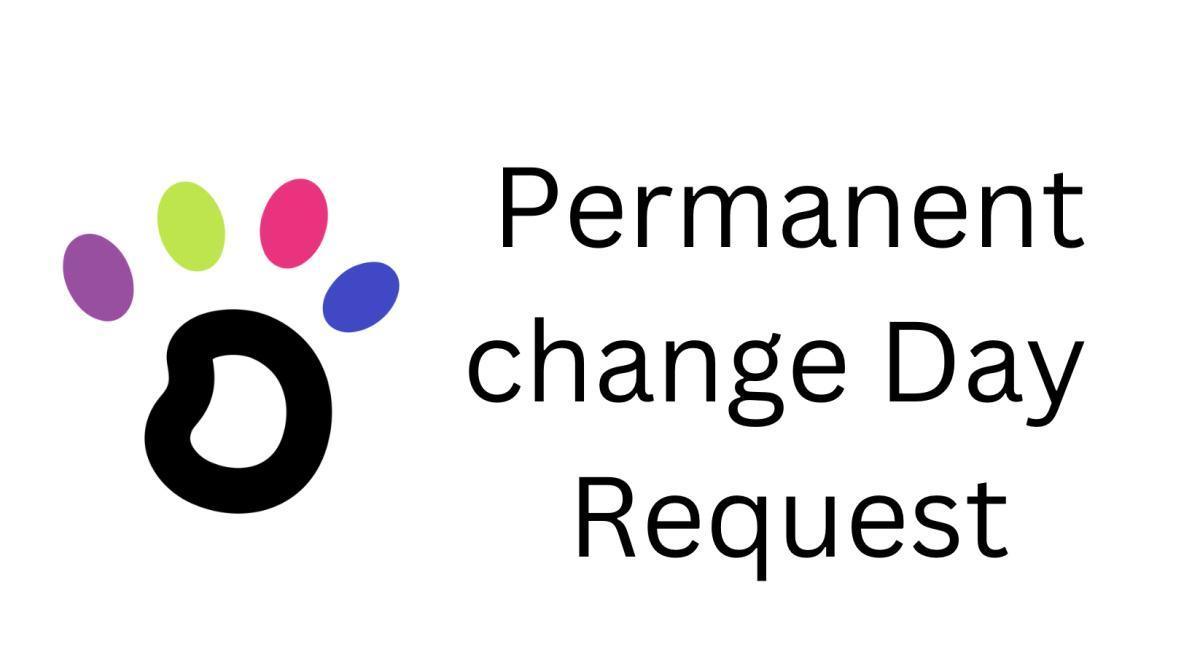 Permanent Day Change Form 