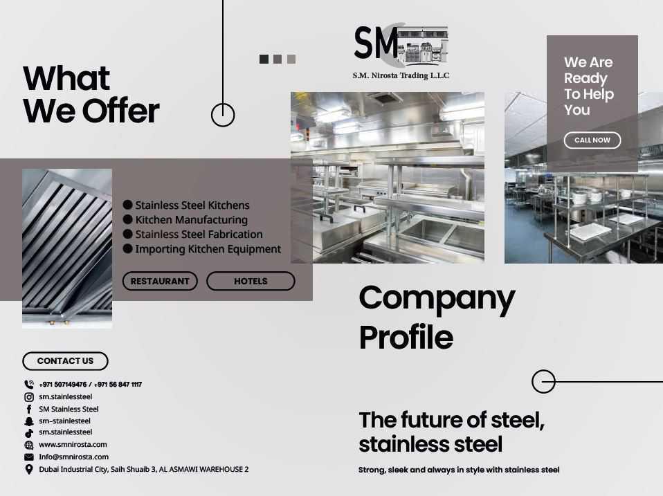 S.M. Nirosta Trading L.L.C Company Profile 3