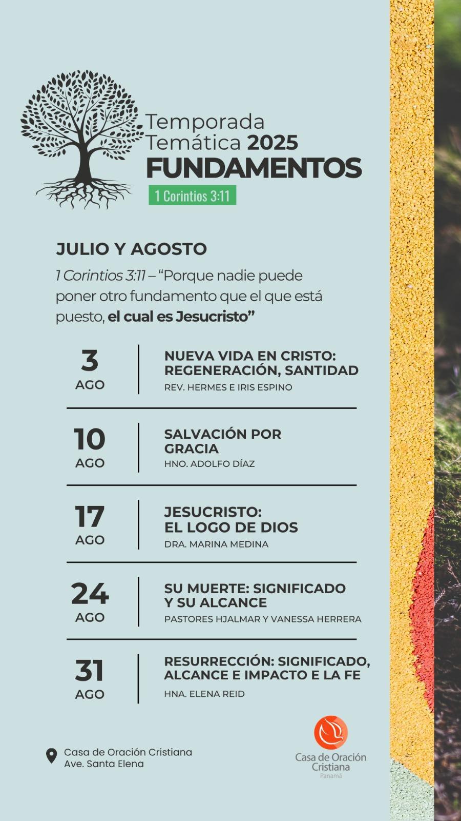 Temporada Temática Agosto 2025 | FUNDAMENTOS