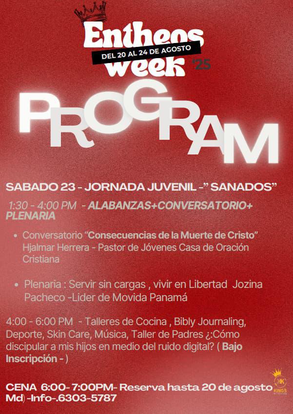 EntheosWeek'25 - Programa