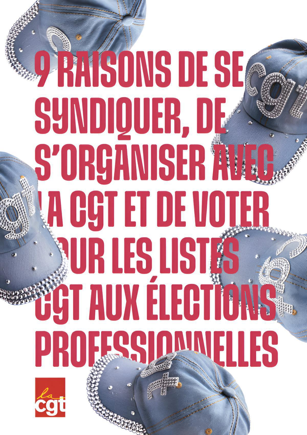 9 raisons de se syndiquer à la CGT