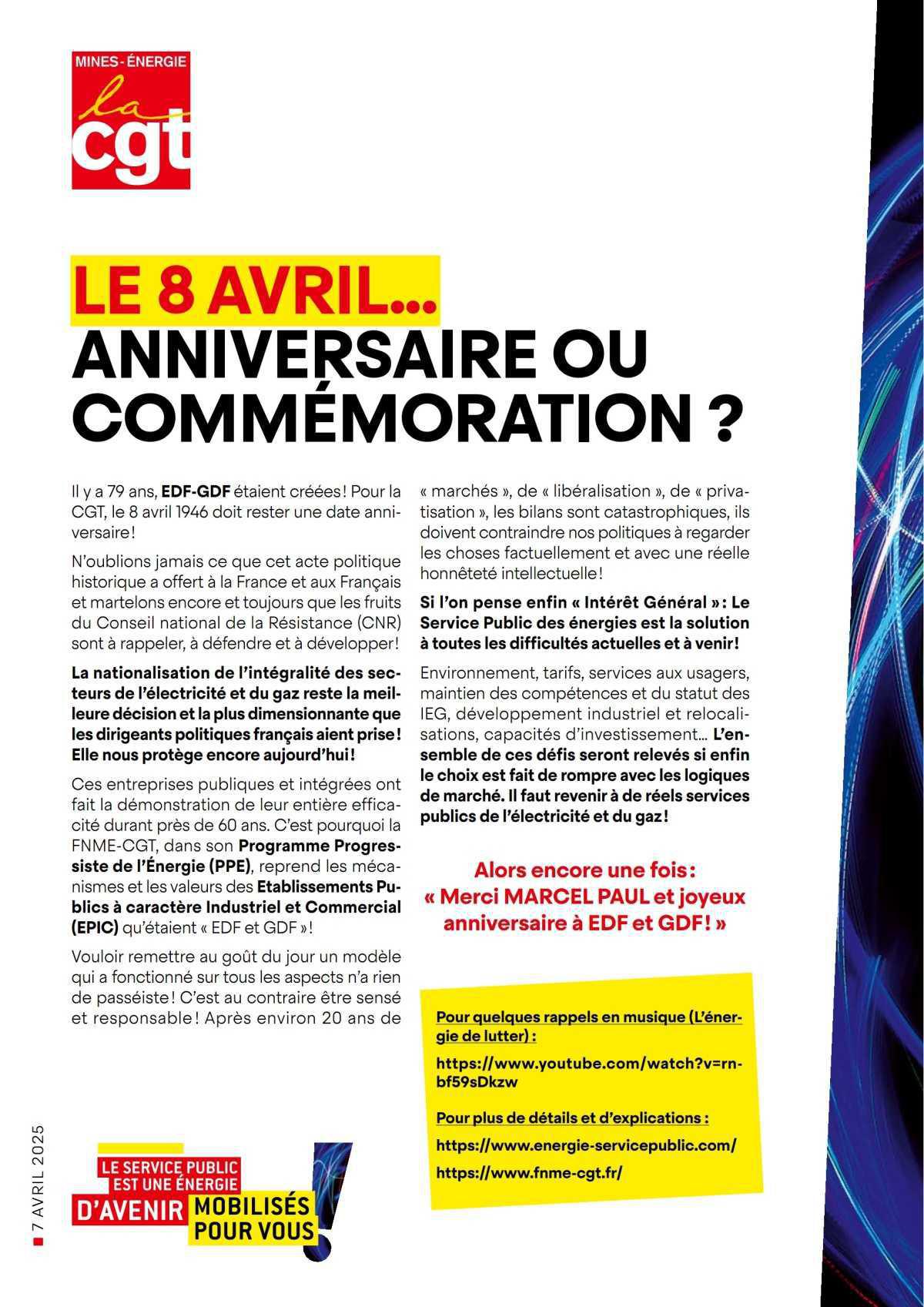 EDF a 79 ans.