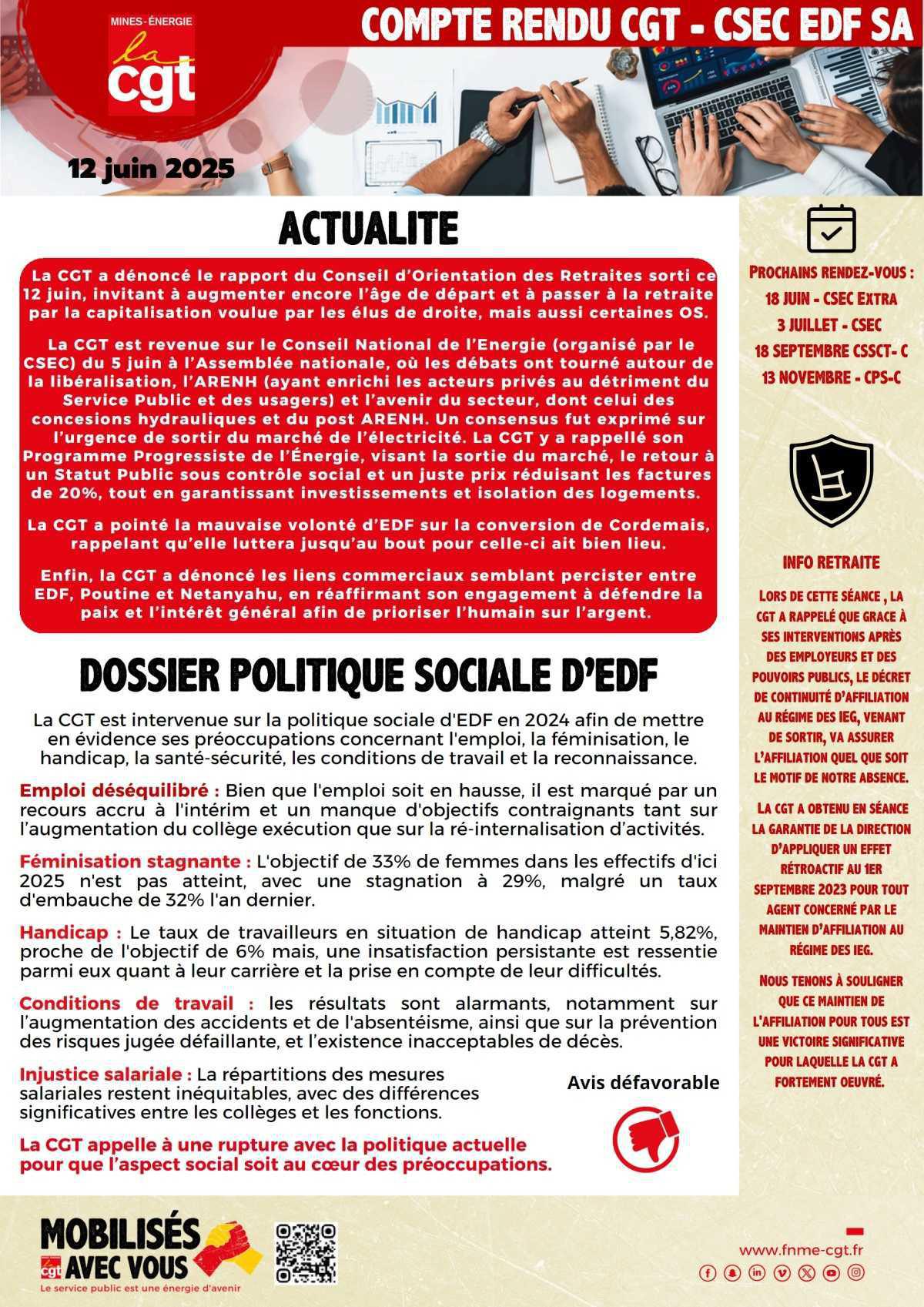 CR CGT du CSEC du 12 juin 2025