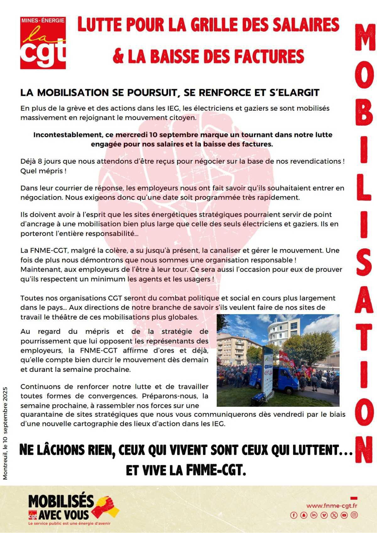 Lutte grille des Salaires, les patrons commencent à plier.